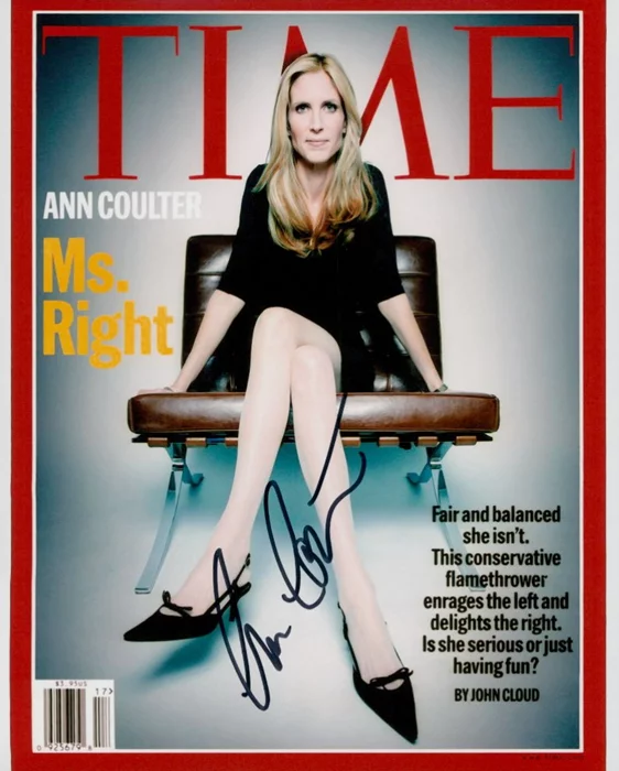 Ann Coulter autograph
