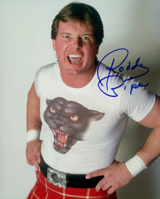 Rowdy Roddy Piper autograph