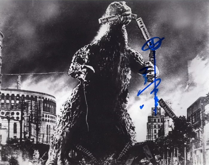 Haruo Nakajima autograph