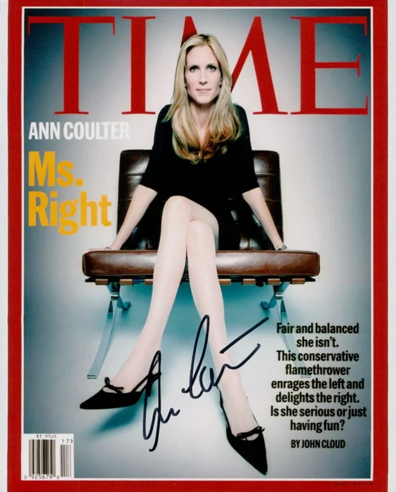 Ann Coulter autograph