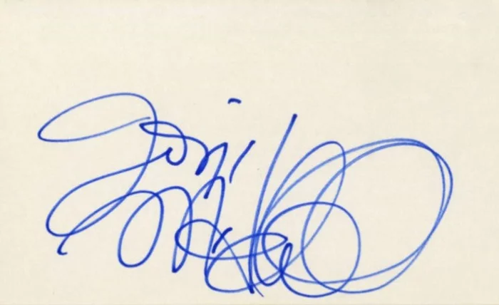 Joni Mitchell autograph