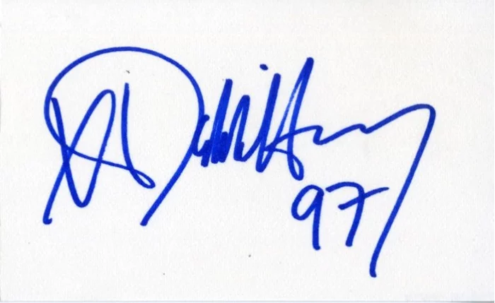 Deborah Harry autograph