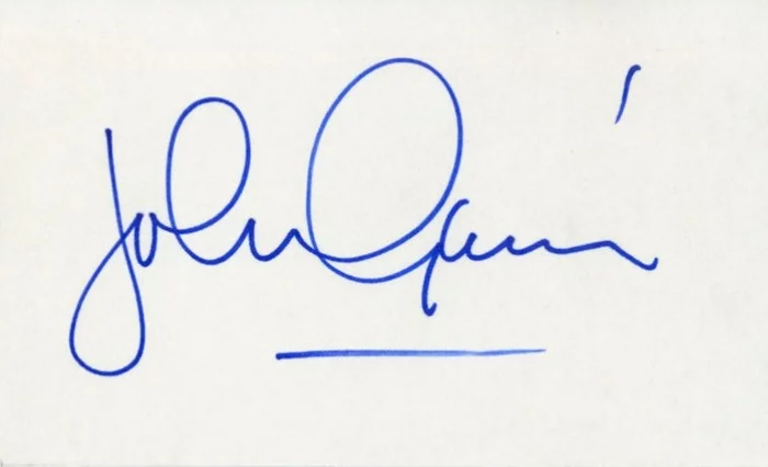 John Gavin autograph