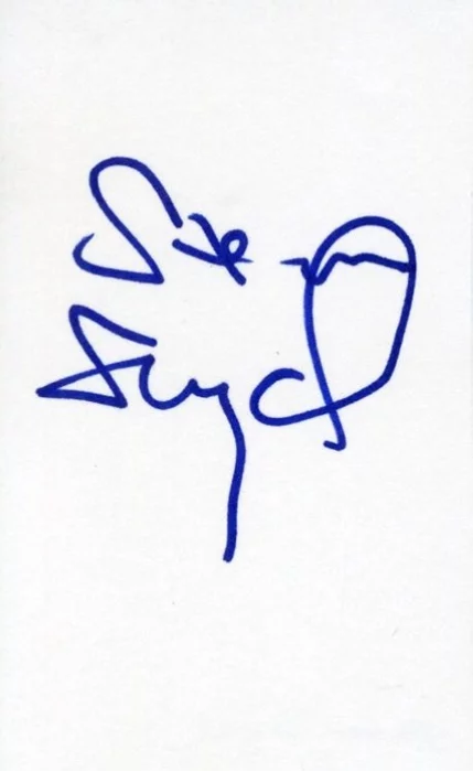 Steven Seagal autograph