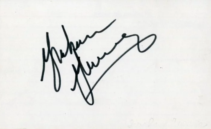 Graham Greene autograph