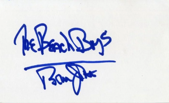 Bruce Johnston autograph