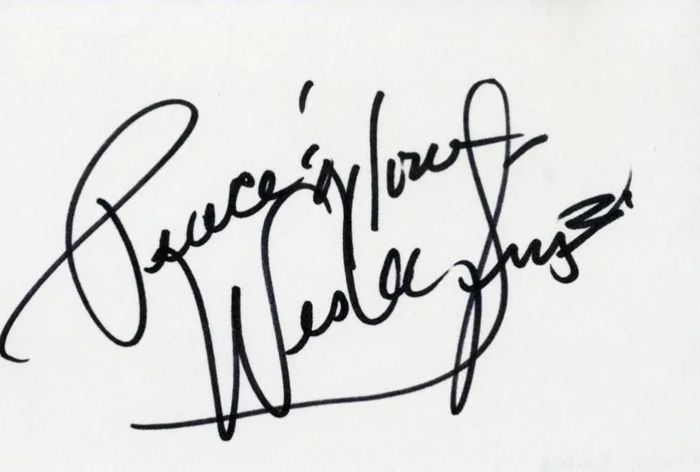 Wesley Snipes autograph