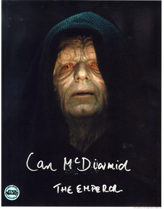 Ian McDiarmid autograph