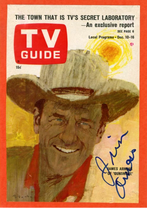 James Arness autograph