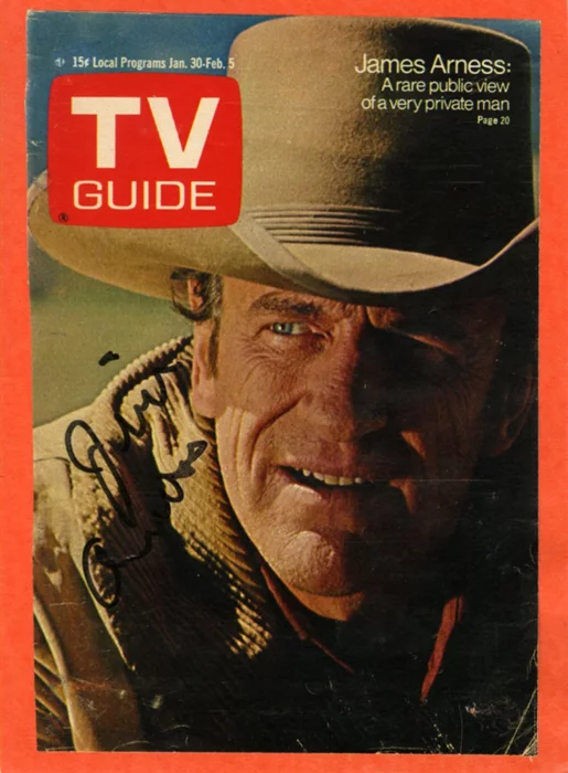 James Arness autograph