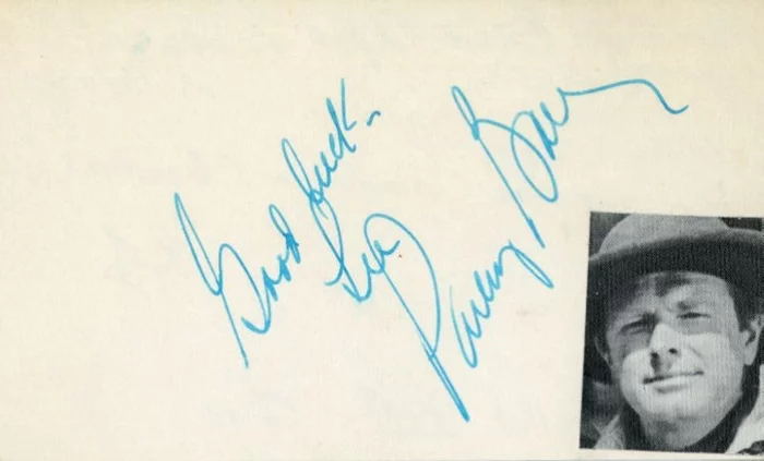 Parley Baer autograph