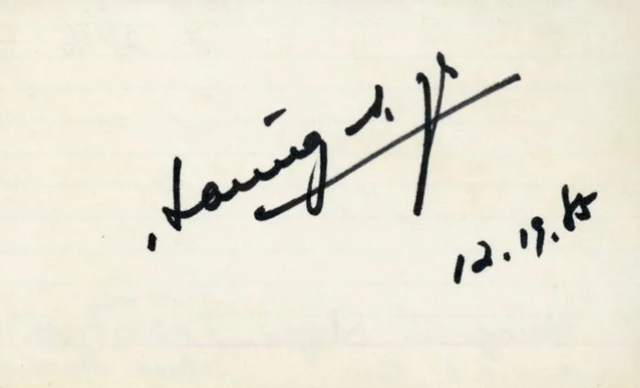 Haing S. Ngor autograph