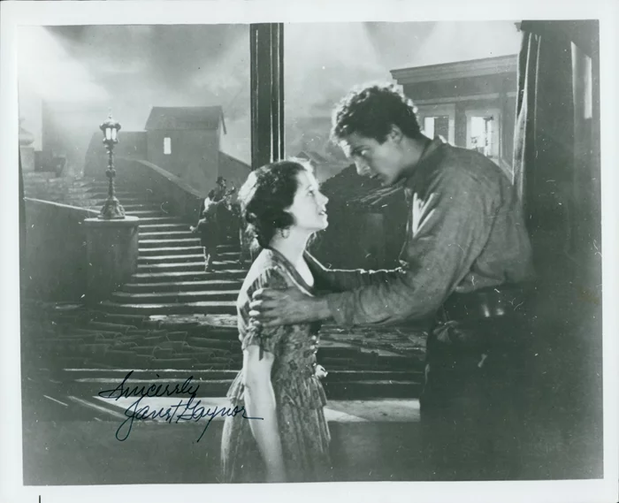 Janet Gaynor autograph