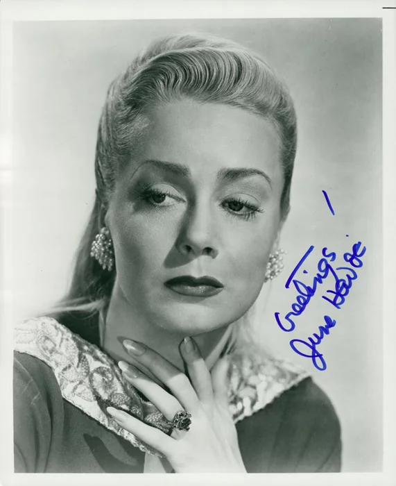 June Havoc autograph