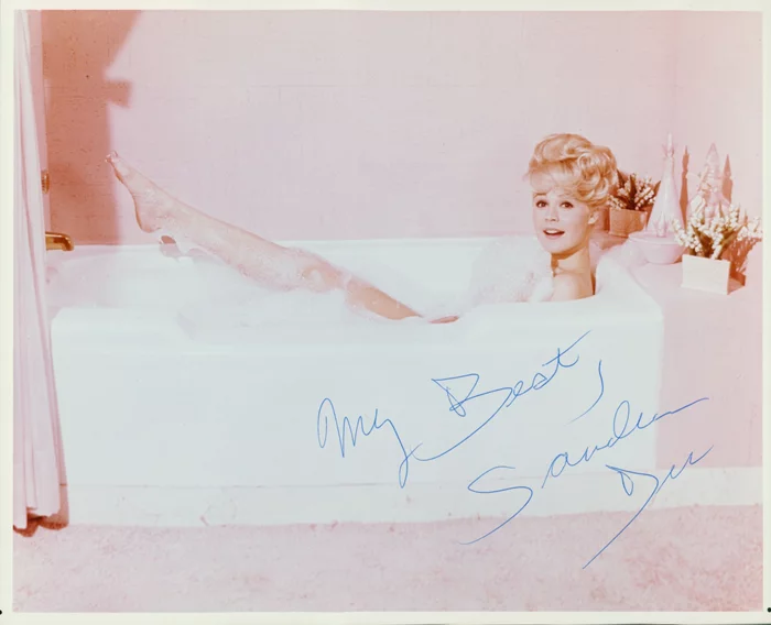 Sandra Dee autograph