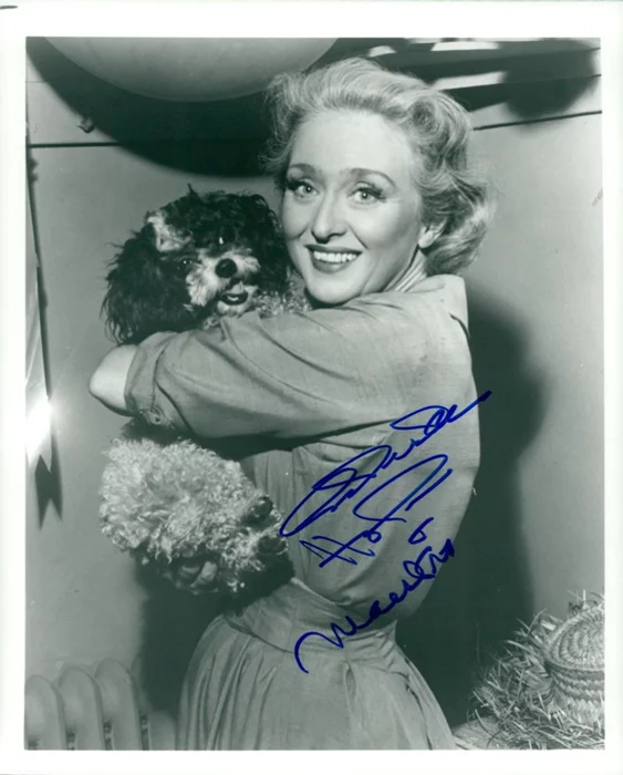 Celeste Holm autograph