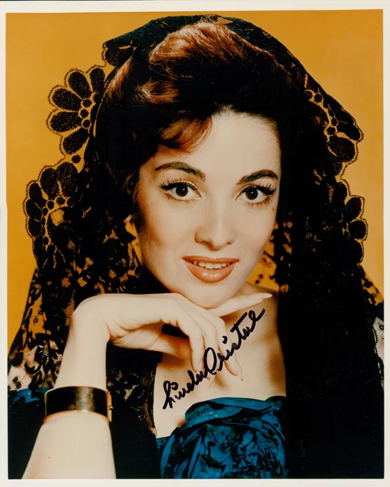 Linda Cristal autograph