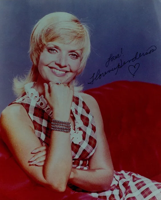 Florence Henderson autograph