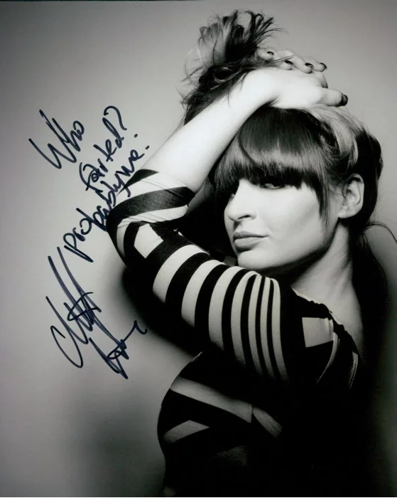 Chantal Claret autograph