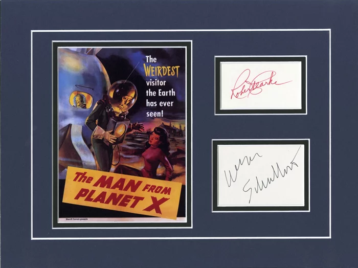 The Man From Planet X autograph