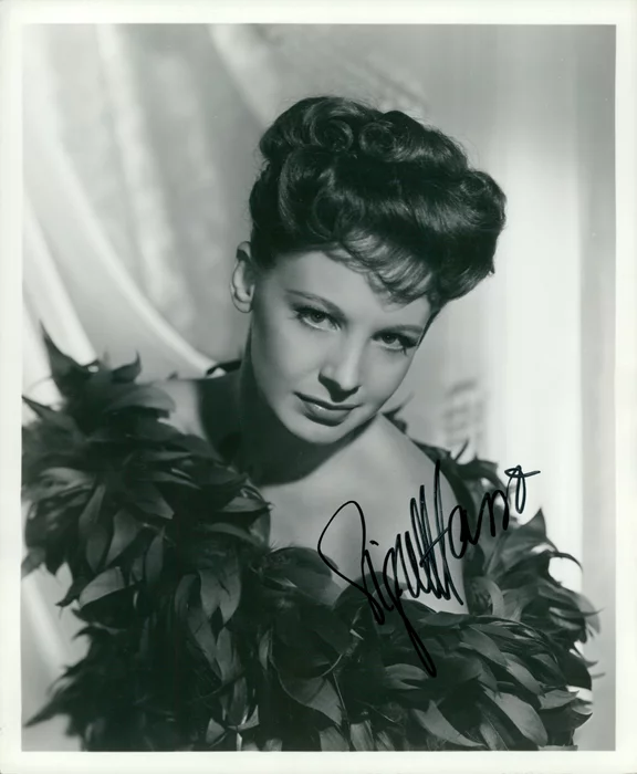 Signe Hasso autograph