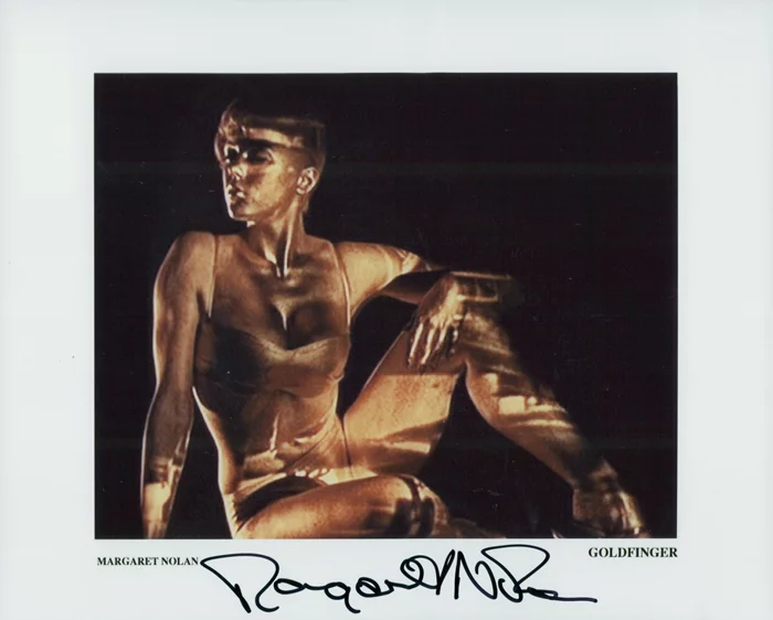 Margaret Nolan autograph