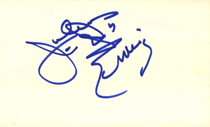 Julius Erving autograph