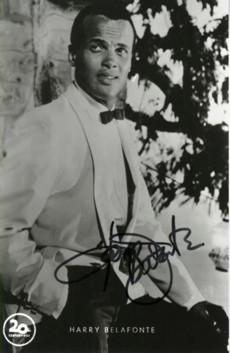Harry Belafonte autograph