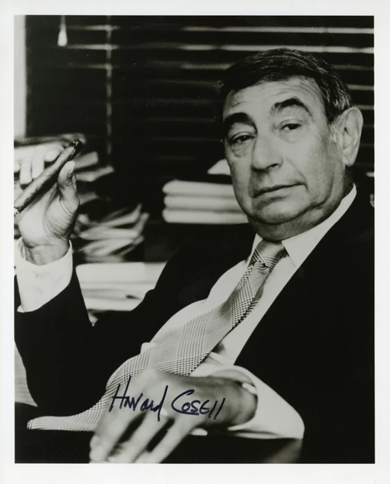 Howard Cosell autograph