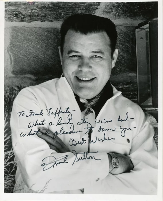 Frank Sutton autograph