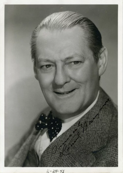 Lionel Barrymore autograph