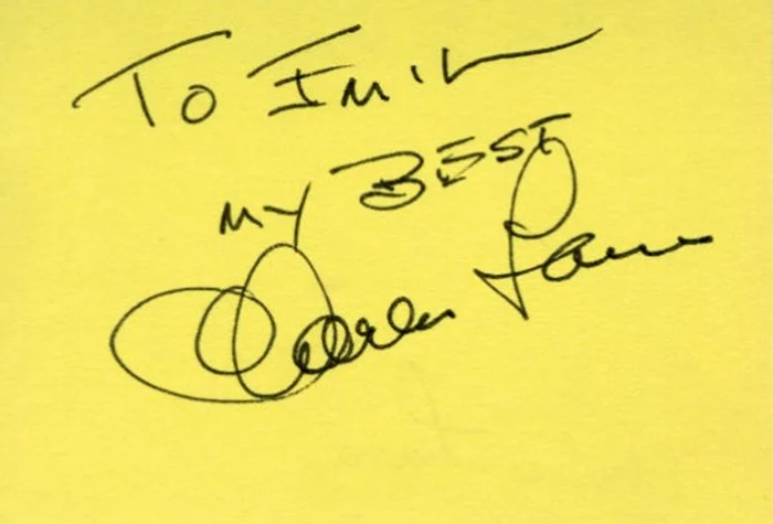 Charles Lane autograph
