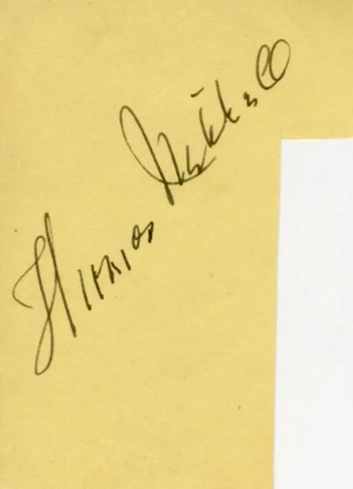 Thomas Mitchell autograph