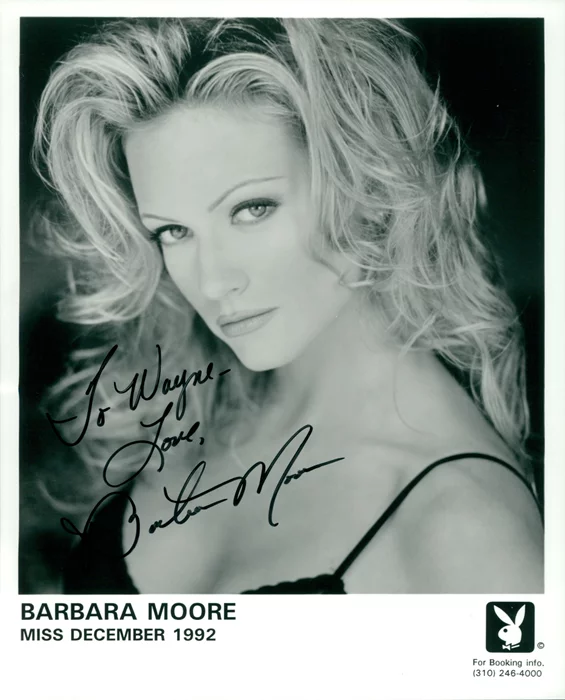 Barbara Moore autograph
