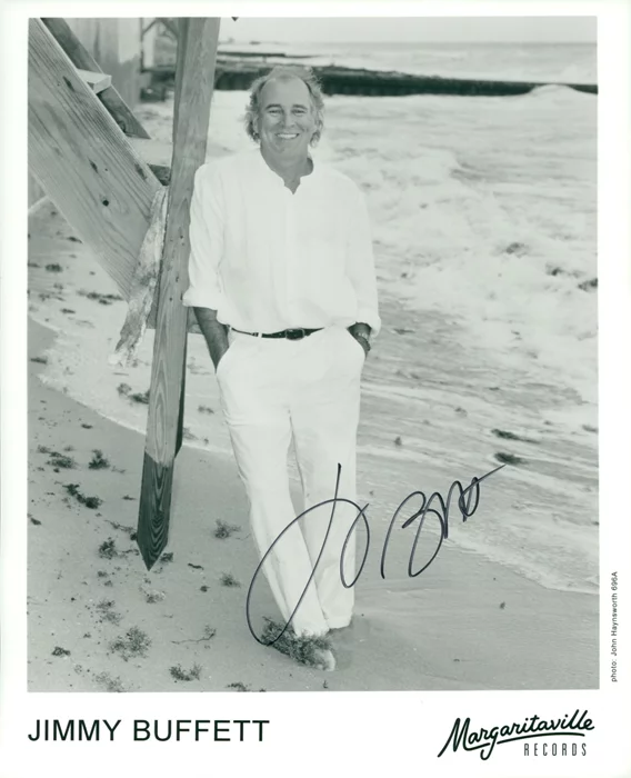 Jimmy Buffett autograph