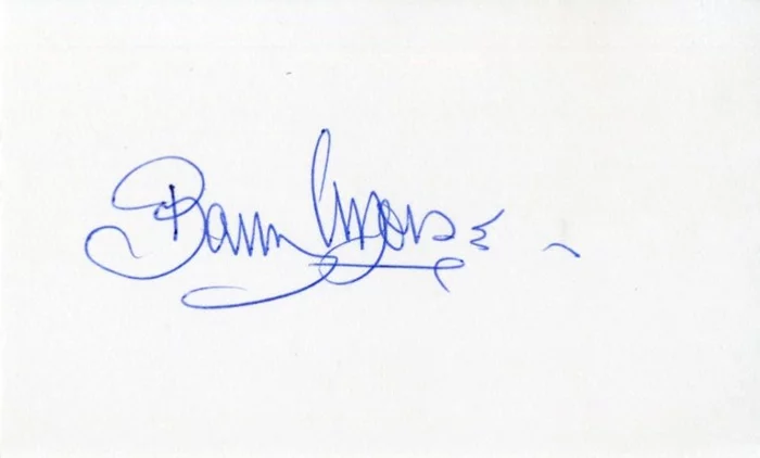Barry Morse autograph