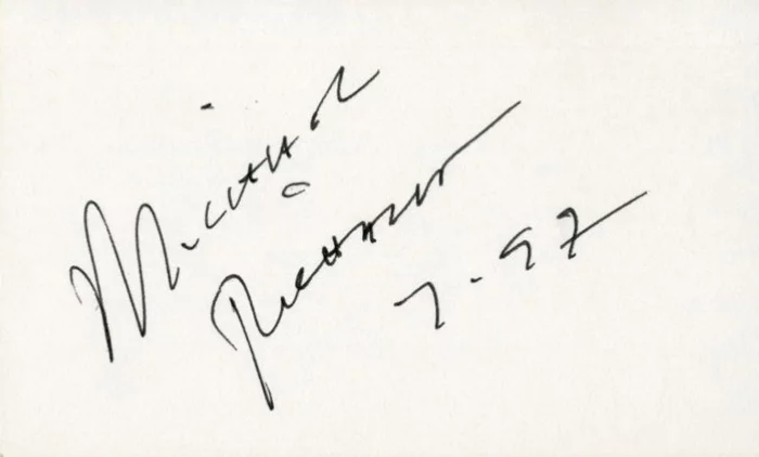 Michael Richards autograph