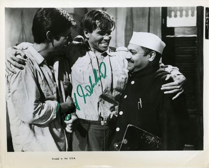 Horst Buchholz autograph