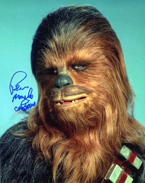Peter Mayhew autograph