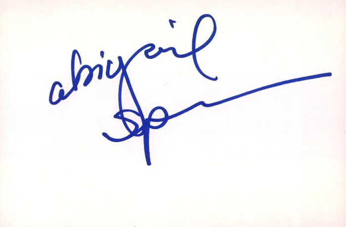 Abigail Spencer autograph