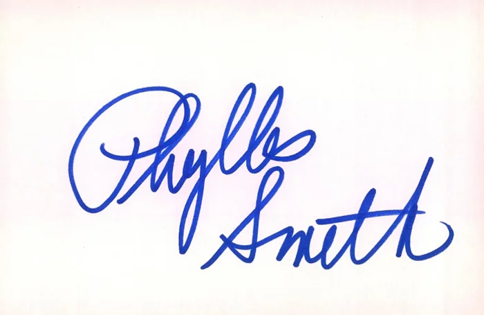 Phyllis Smith autograph