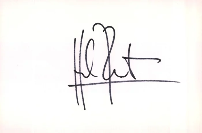 Harald Zwart autograph