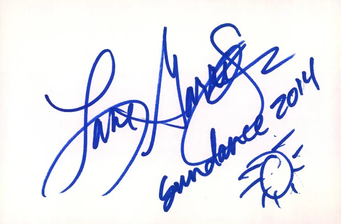 Lane Garrison autograph