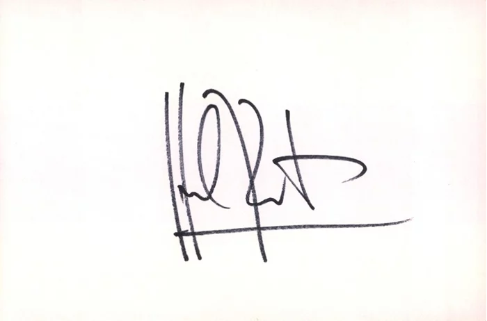 Harald Zwart autograph
