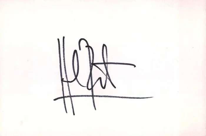 Harald Zwart autograph