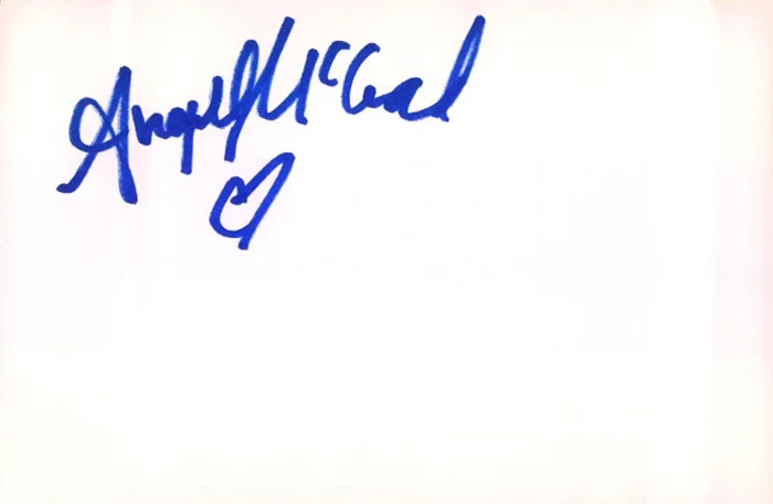 Angel McCord autograph