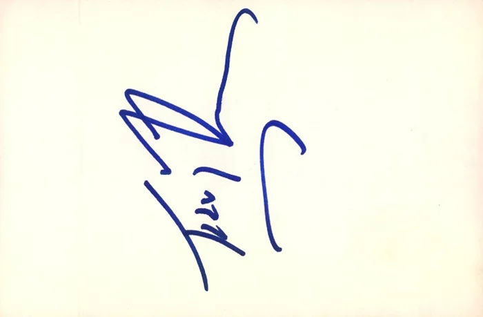 Trey Parker autograph