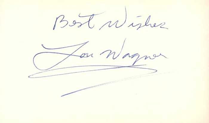 Lou Wagner autograph