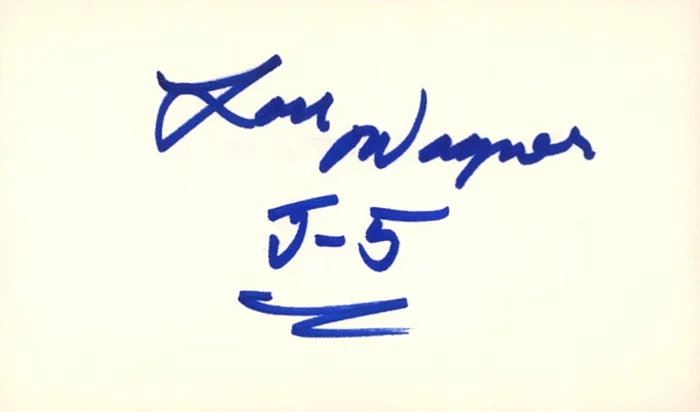 Lou Wagner autograph