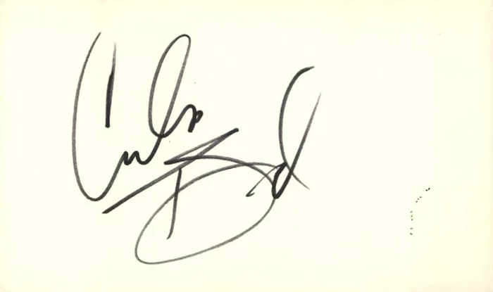 Carlos Bernard autograph